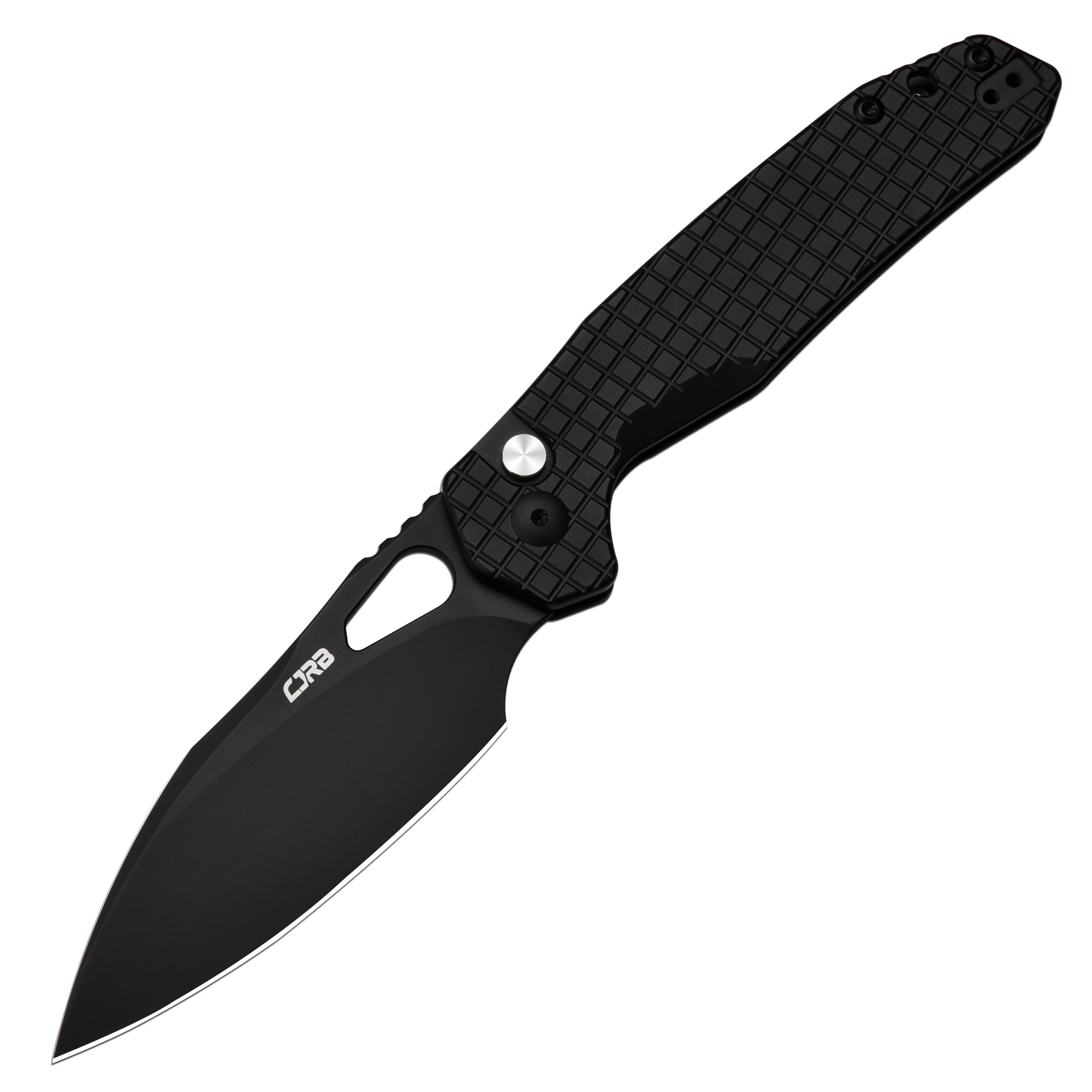 CJRB Frack J1931-BFST folding knife with AR-RPM9 black PVD blade