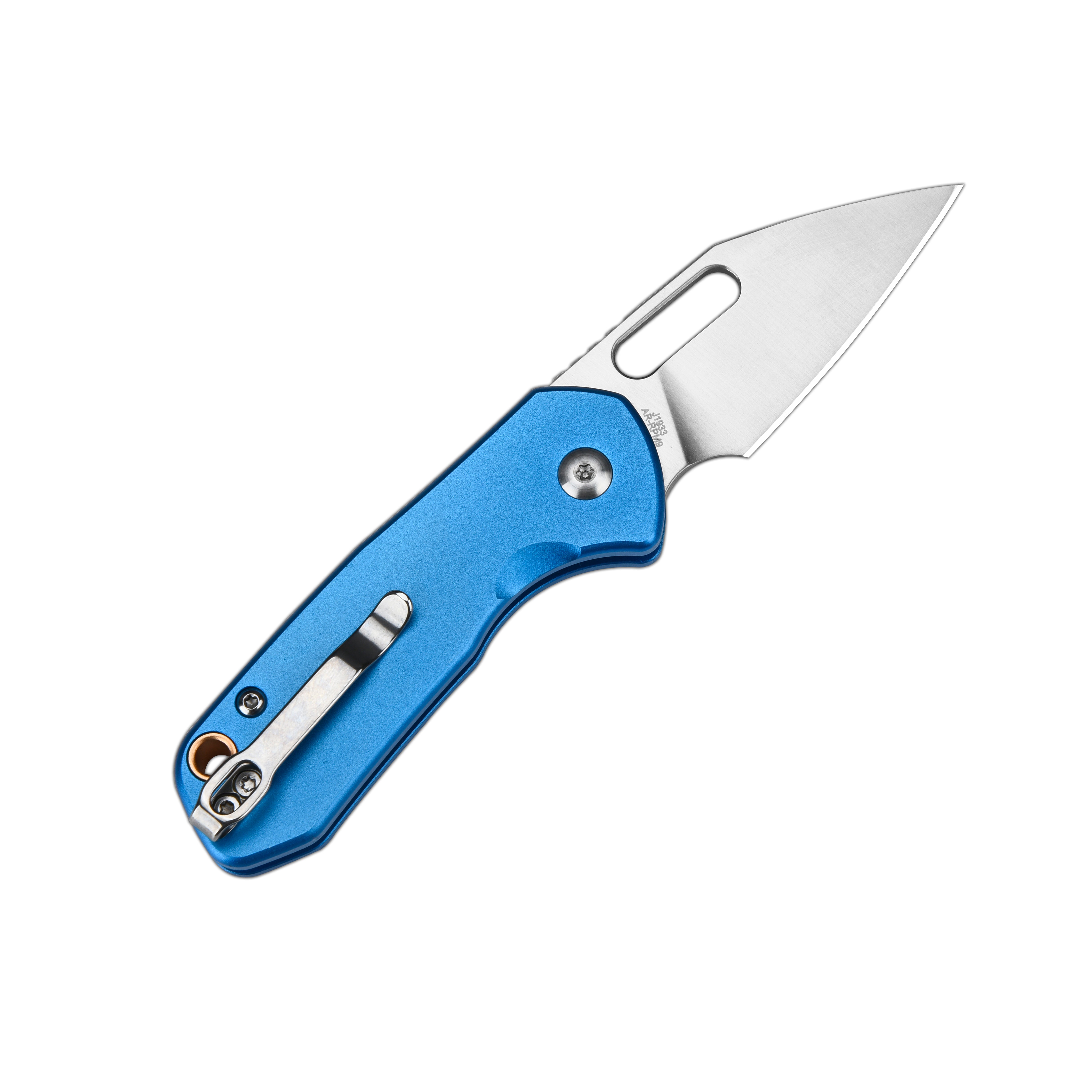 CJRB Mini Pyrite J1933-BU blade detail