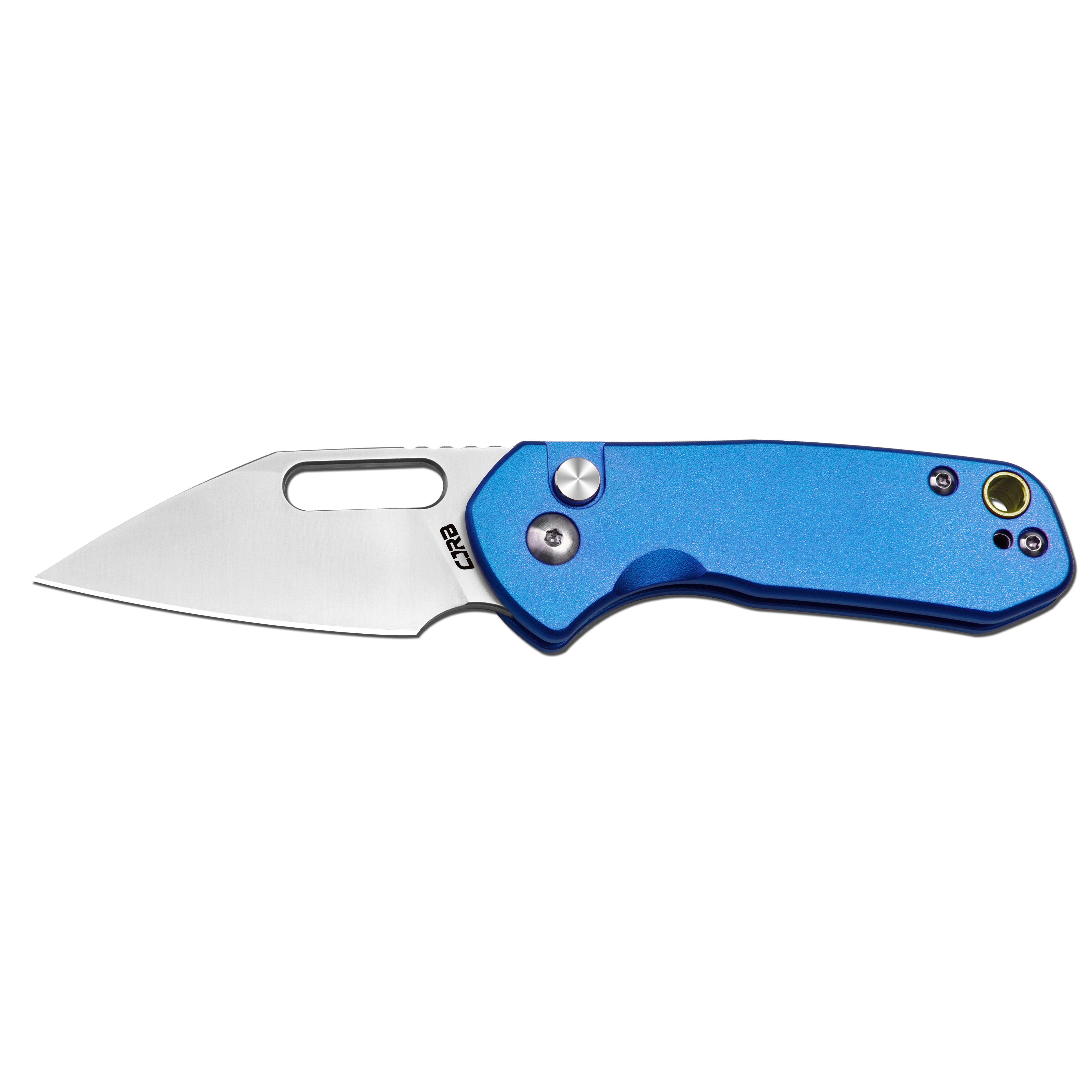 CJRB Mini Pyrite J1933-BU folding knife side view