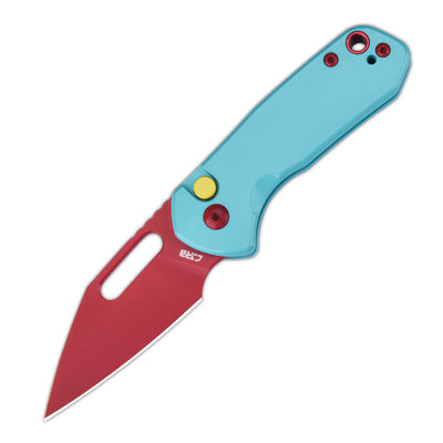 CJRB Mini Pyrite J1933 folding knife with AR-RPM9 blade
