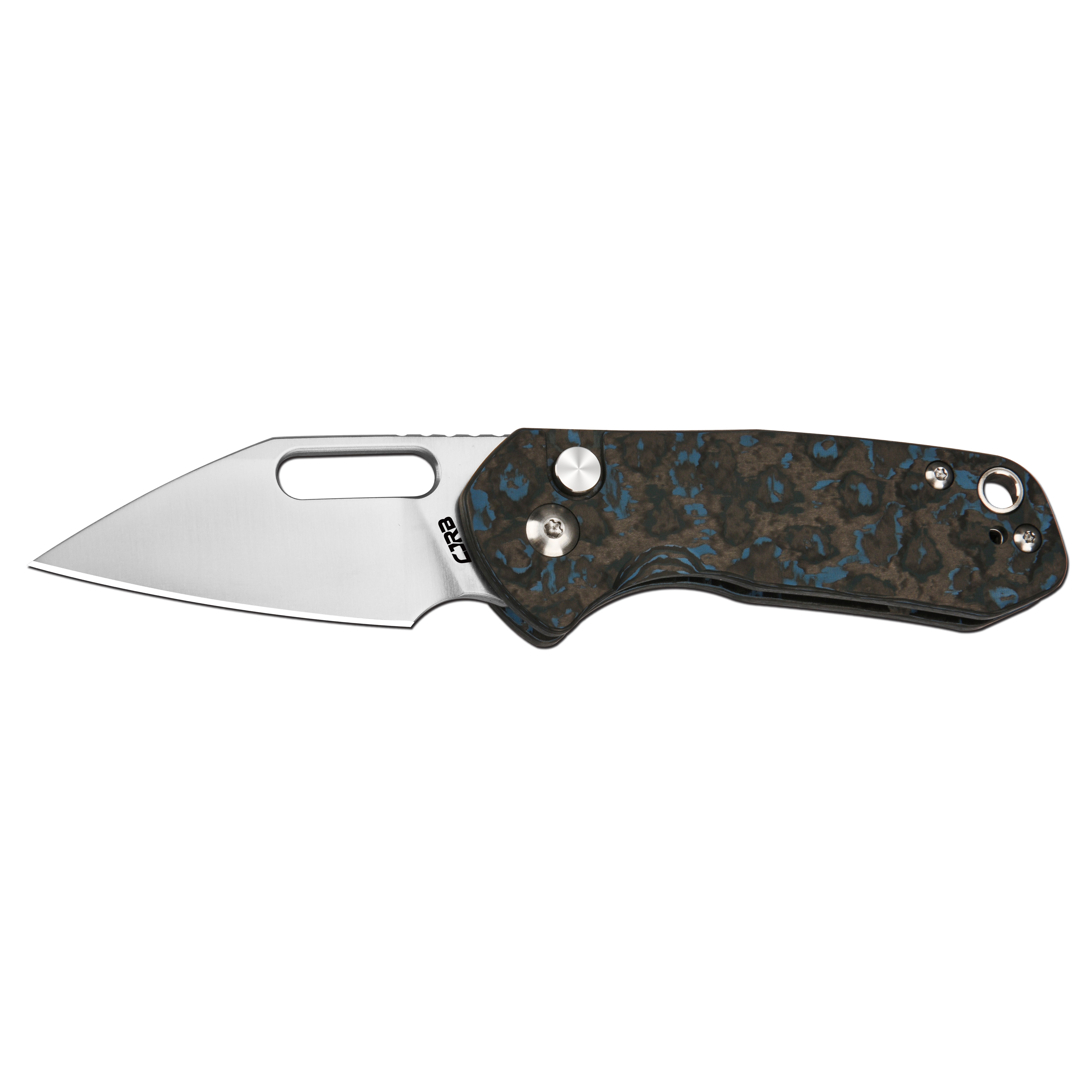 CJRB Mini Pyrite J1933 folding knife side view