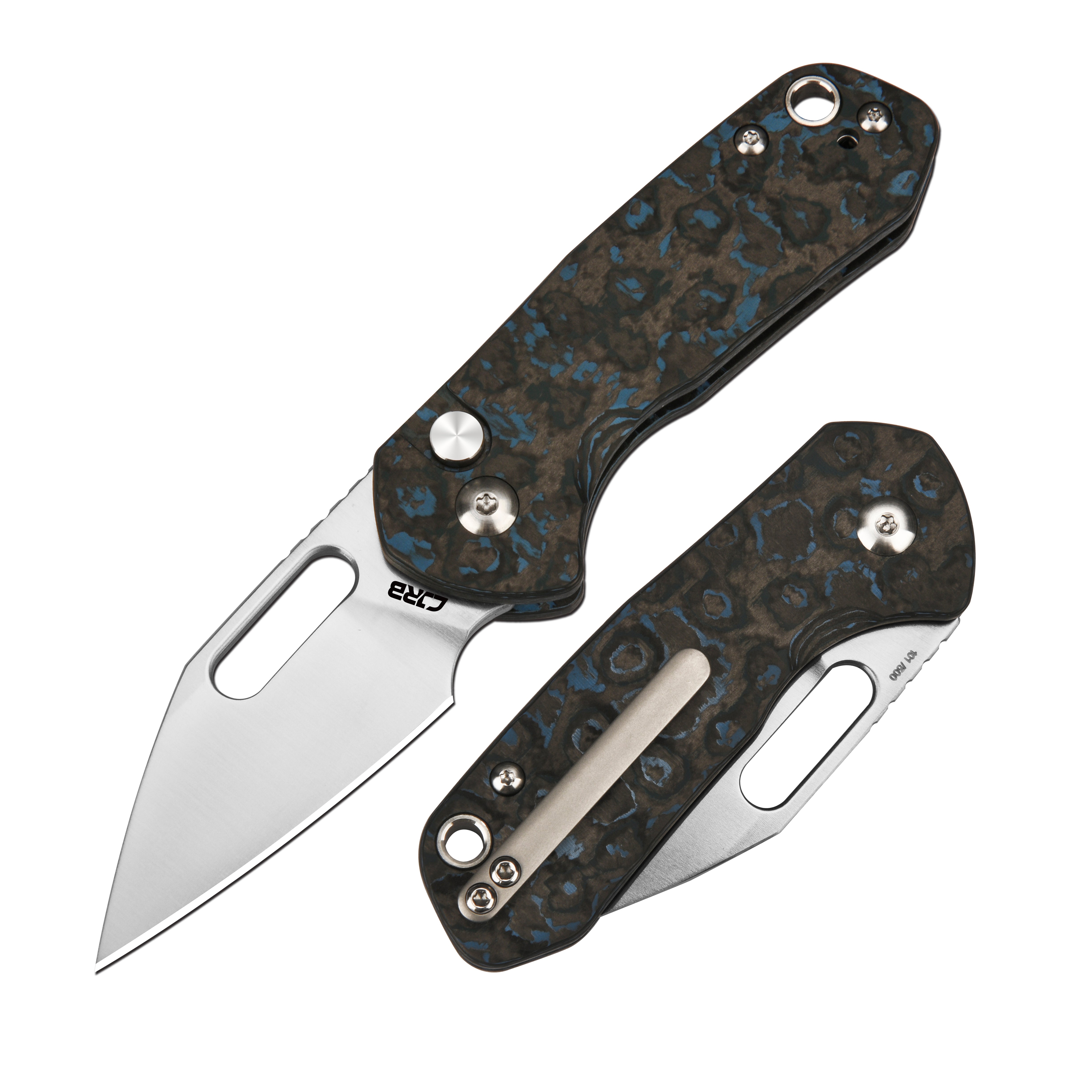 CJRB Mini Pyrite J1933 handle detail