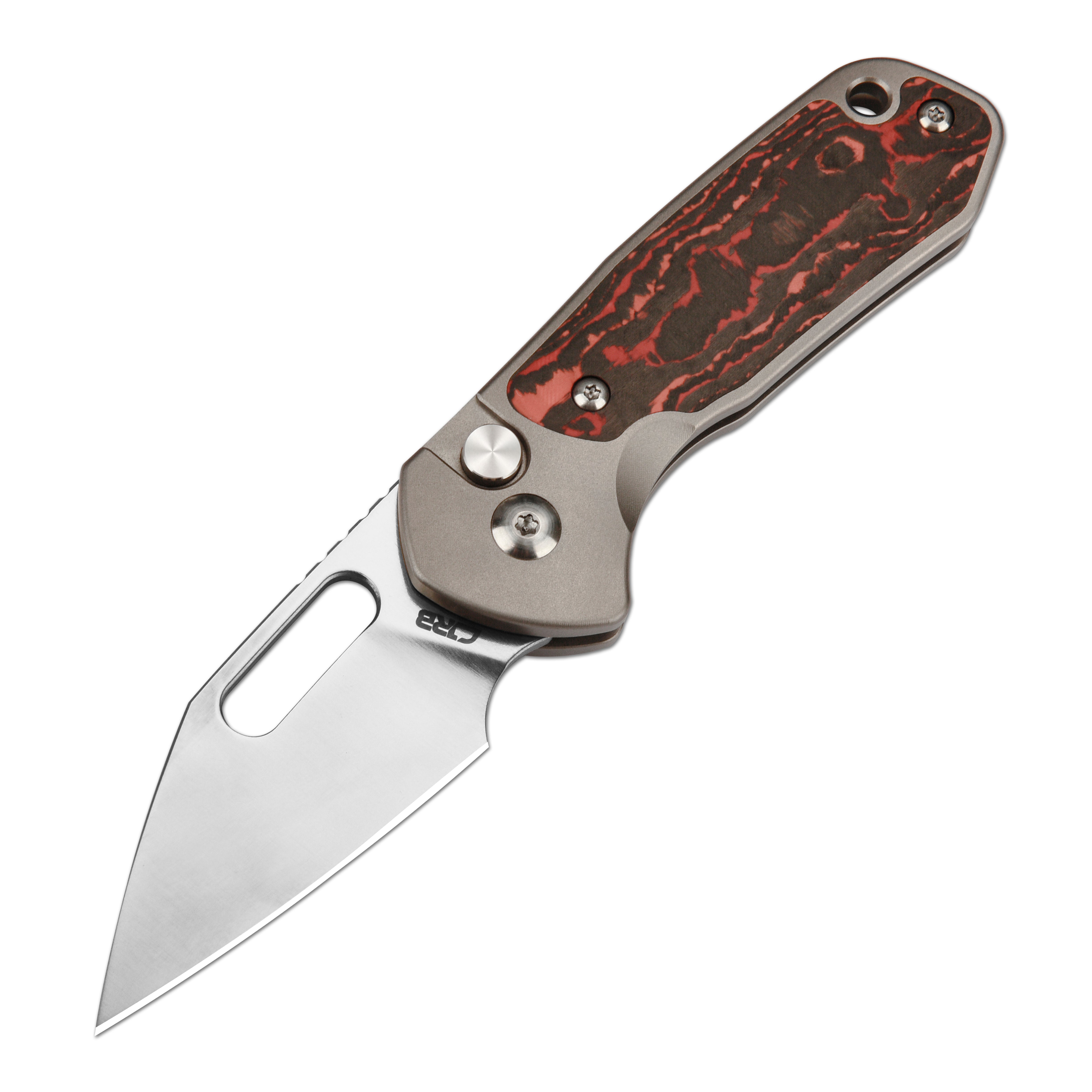 CJRB Mini Pyrite J1933T-FCMV folding knife with CPM-S90V blade