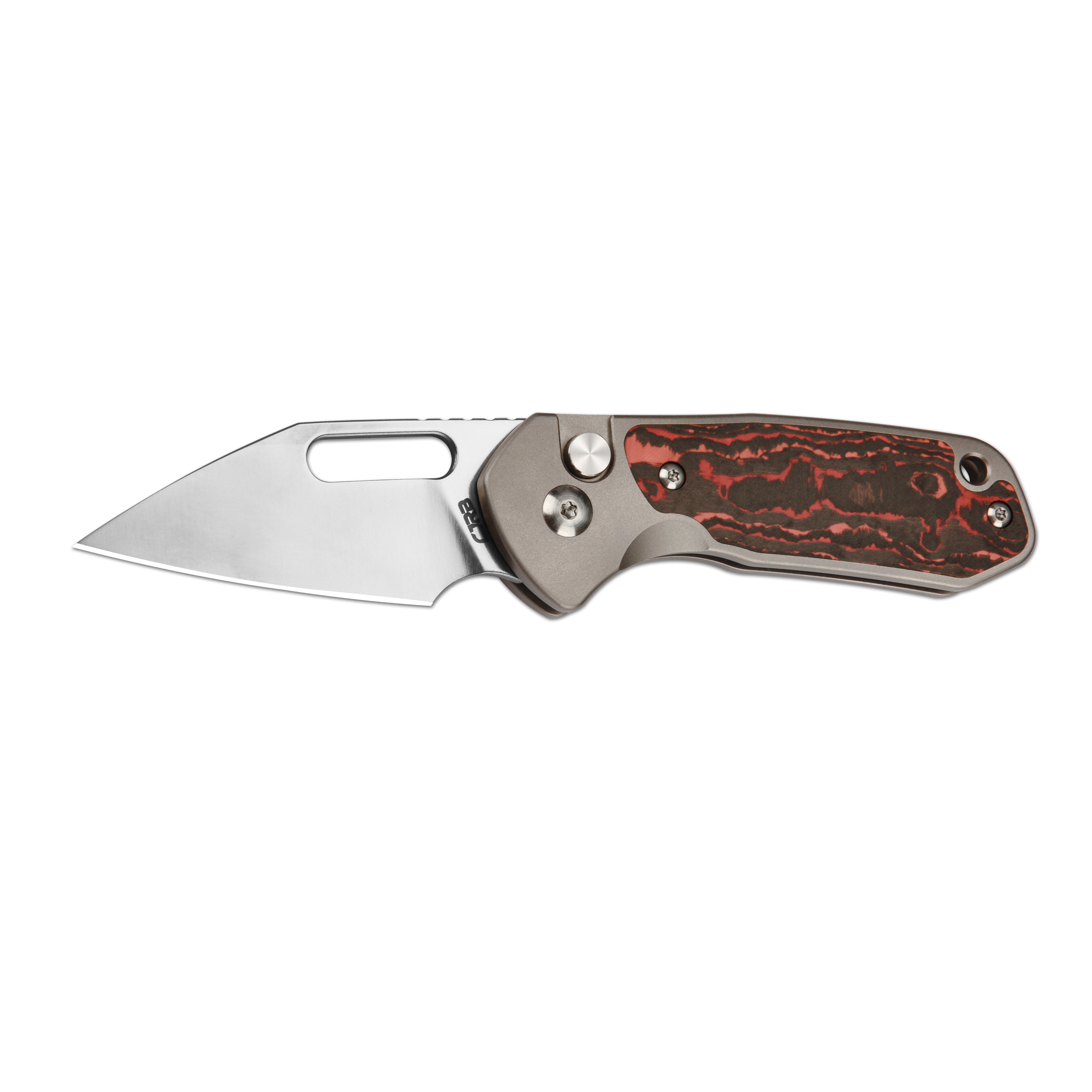 CJRB Mini Pyrite J1933T-FCMV folding knife side view
