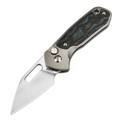 CJRB Mini Pyrite J1933 folding knife with CPM-S90V blade