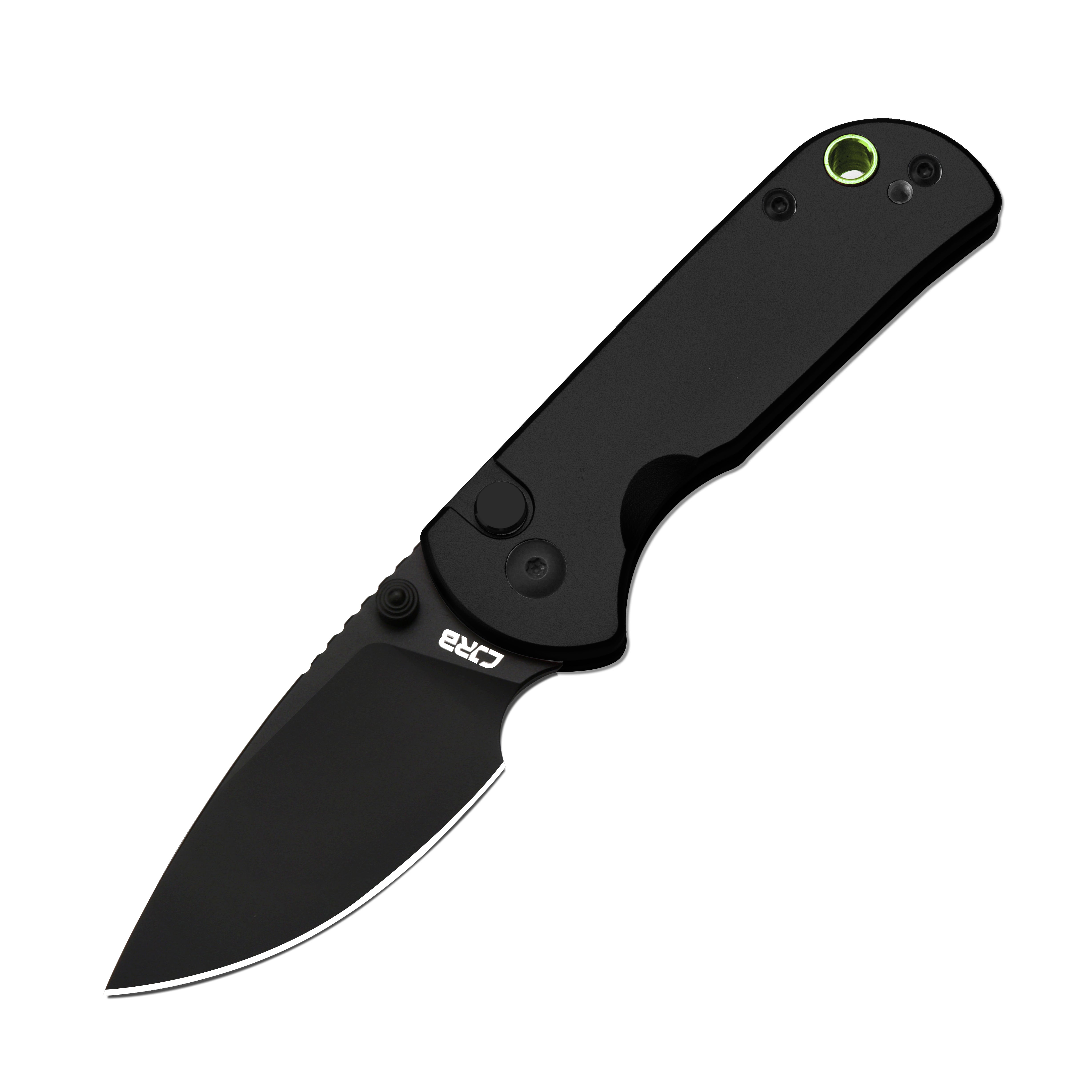 CJRB Mica J1934-BBK folding knife with AR-RPM9 black PVD blade