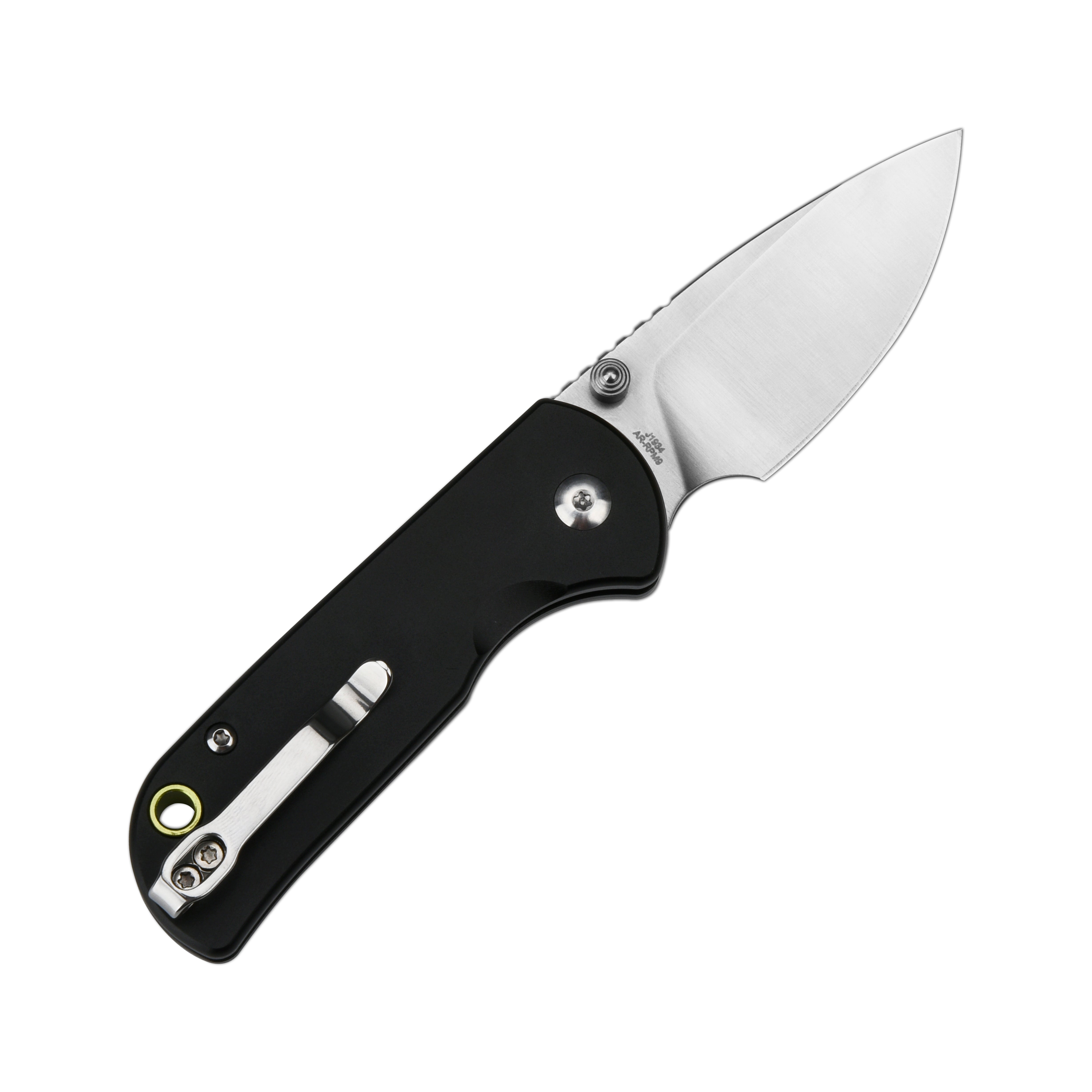 CJRB Mica J1934-BK folding knife side view