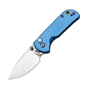 CJRB Mica J1934-BU folding knife with AR-RPM9 sand polish blade