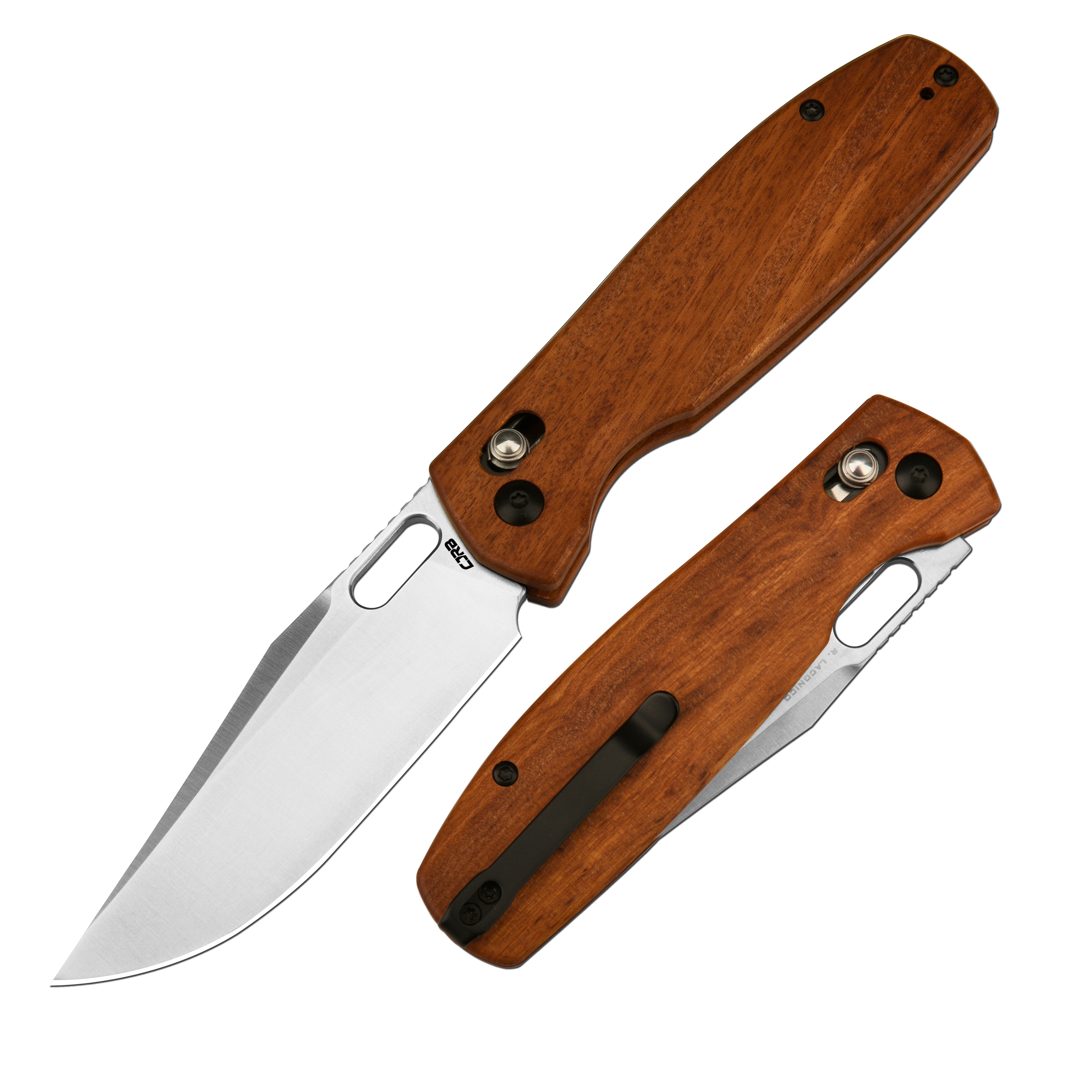 CJRB Prado J1936 folding knife with rosewood handle