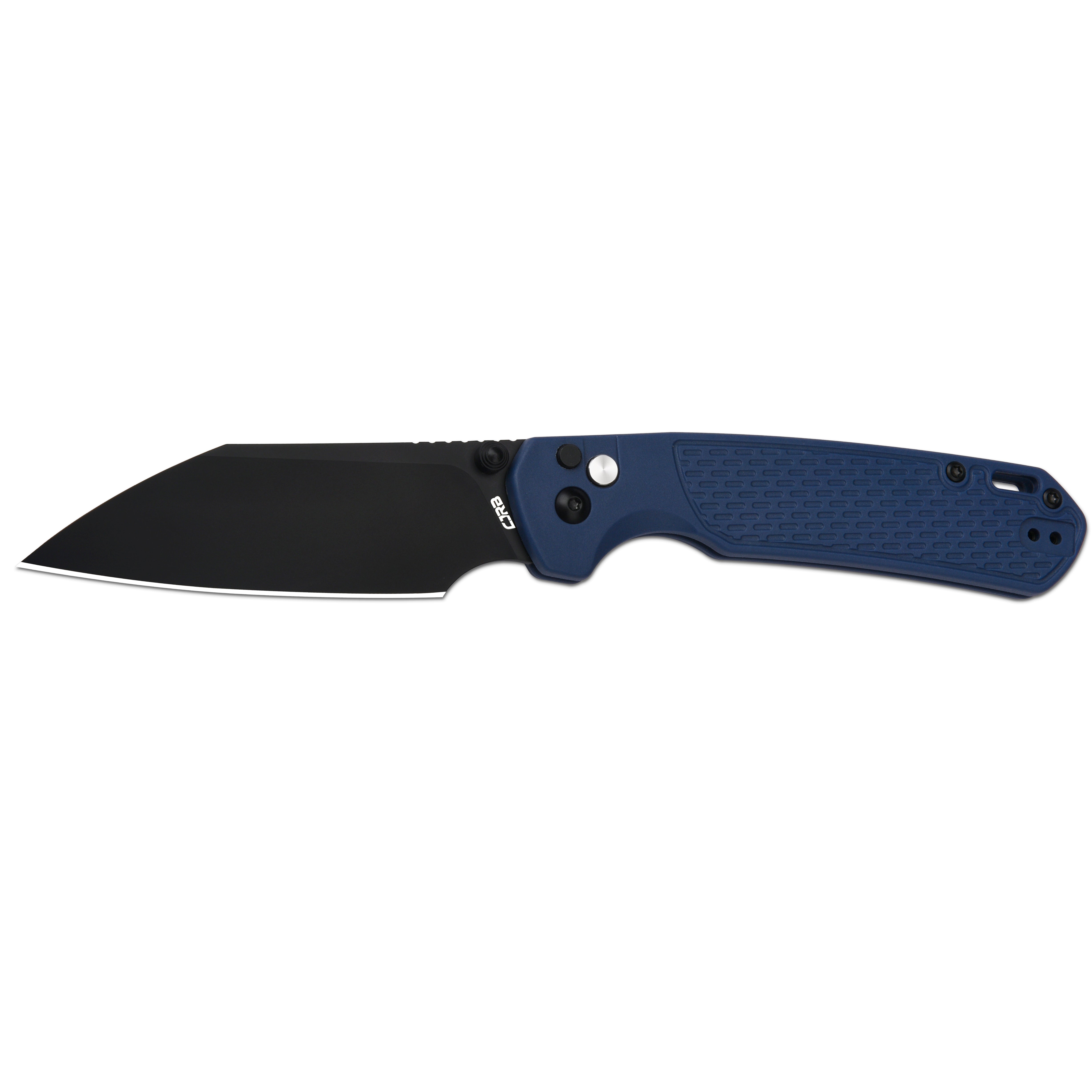 CJRB Large Pyrite Light J1945L-BBU folding knife side view