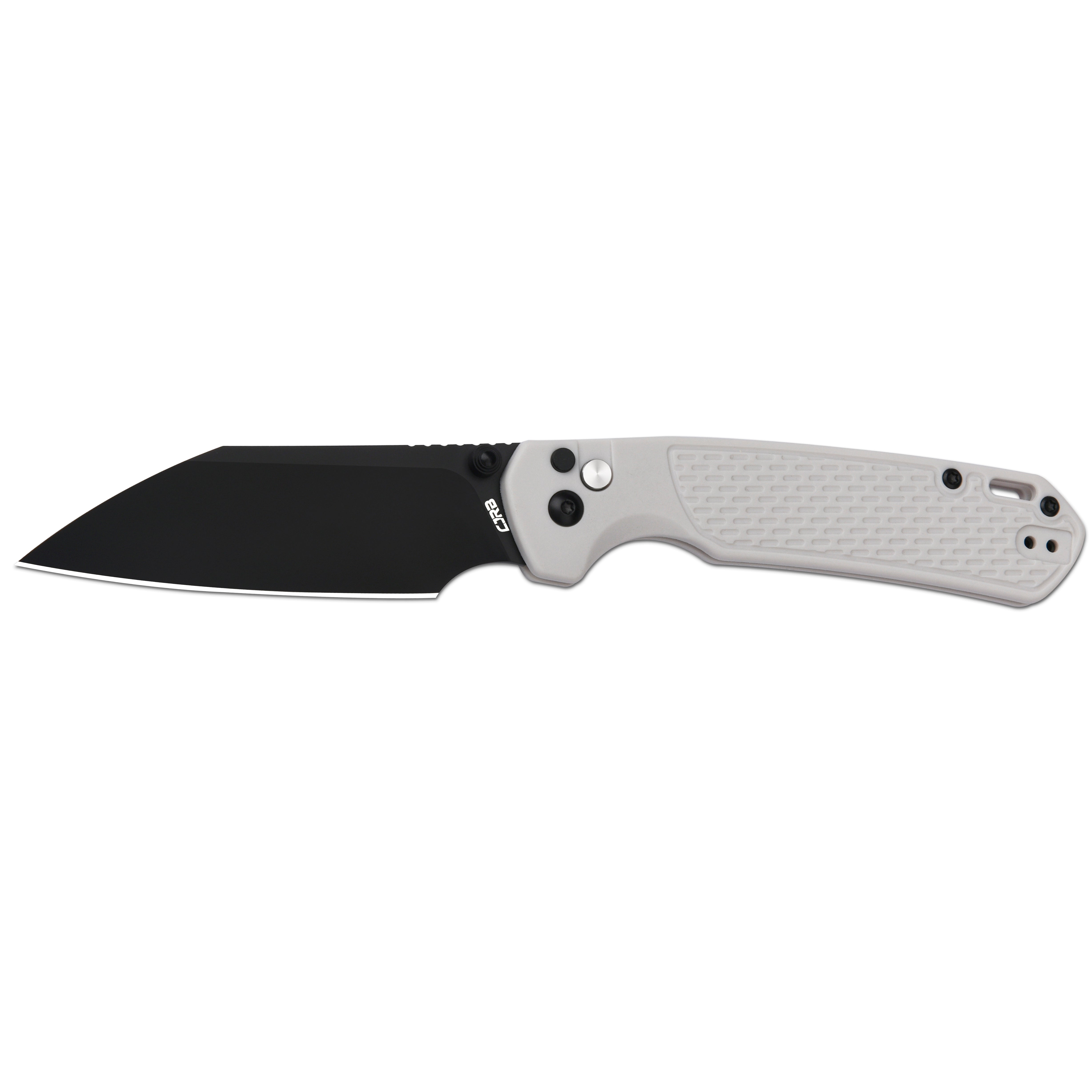 CJRB Large Pyrite Light J1945L-BGY folding knife side view
