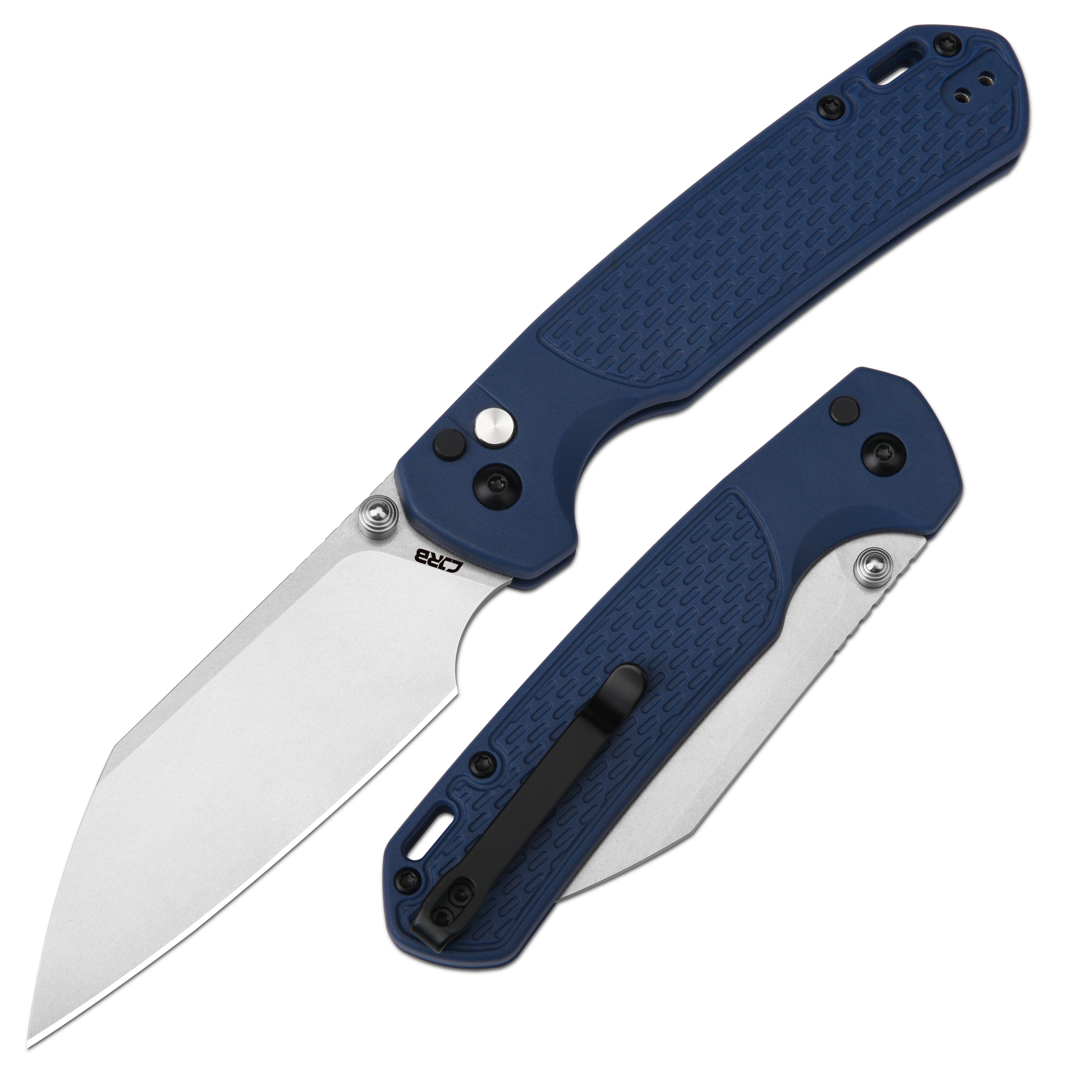 CJRB Large Pyrite Light folding knife with FRN handle