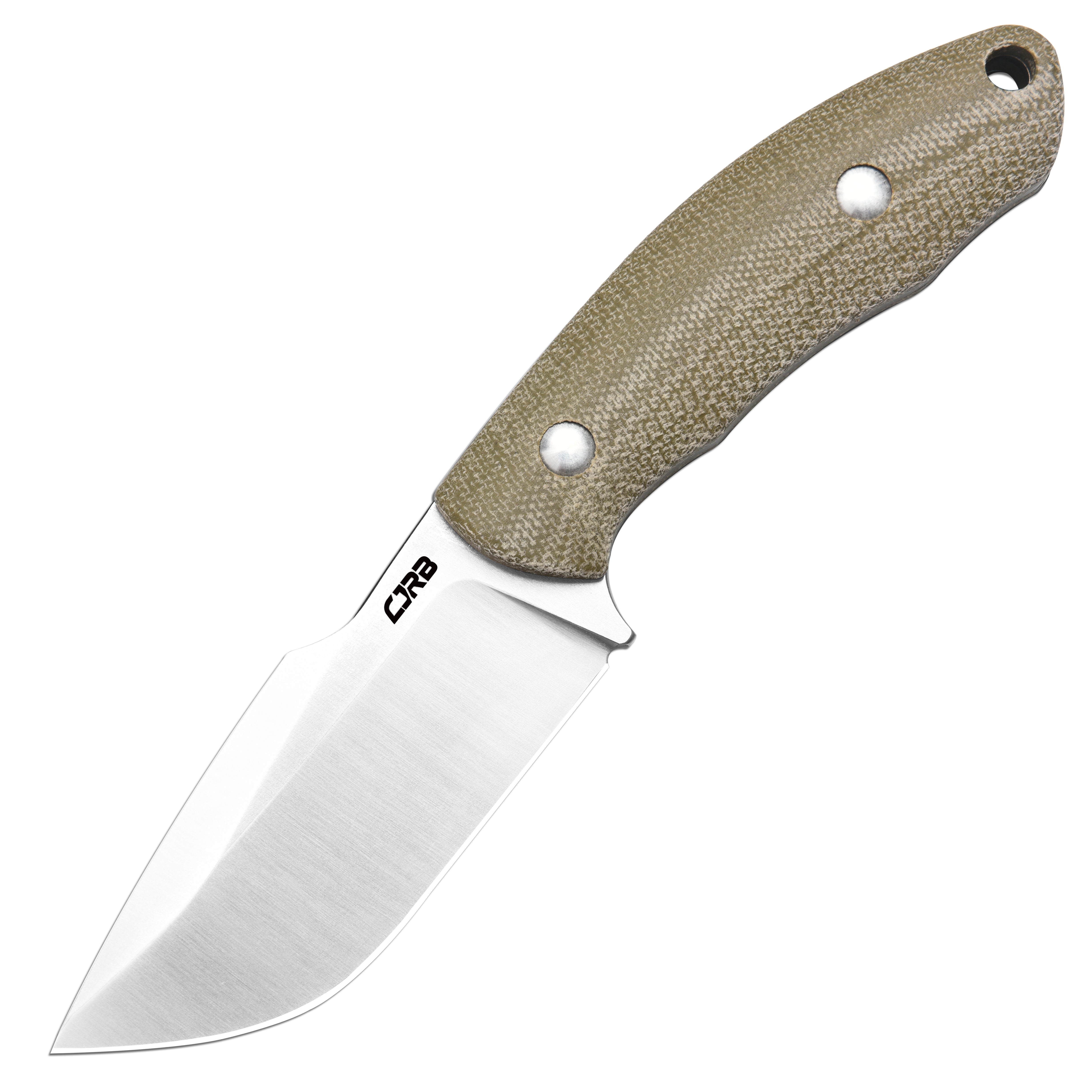 CJRB Mutt J1958-ODG fixed blade knife with AR-RPM9 steel fixed blade