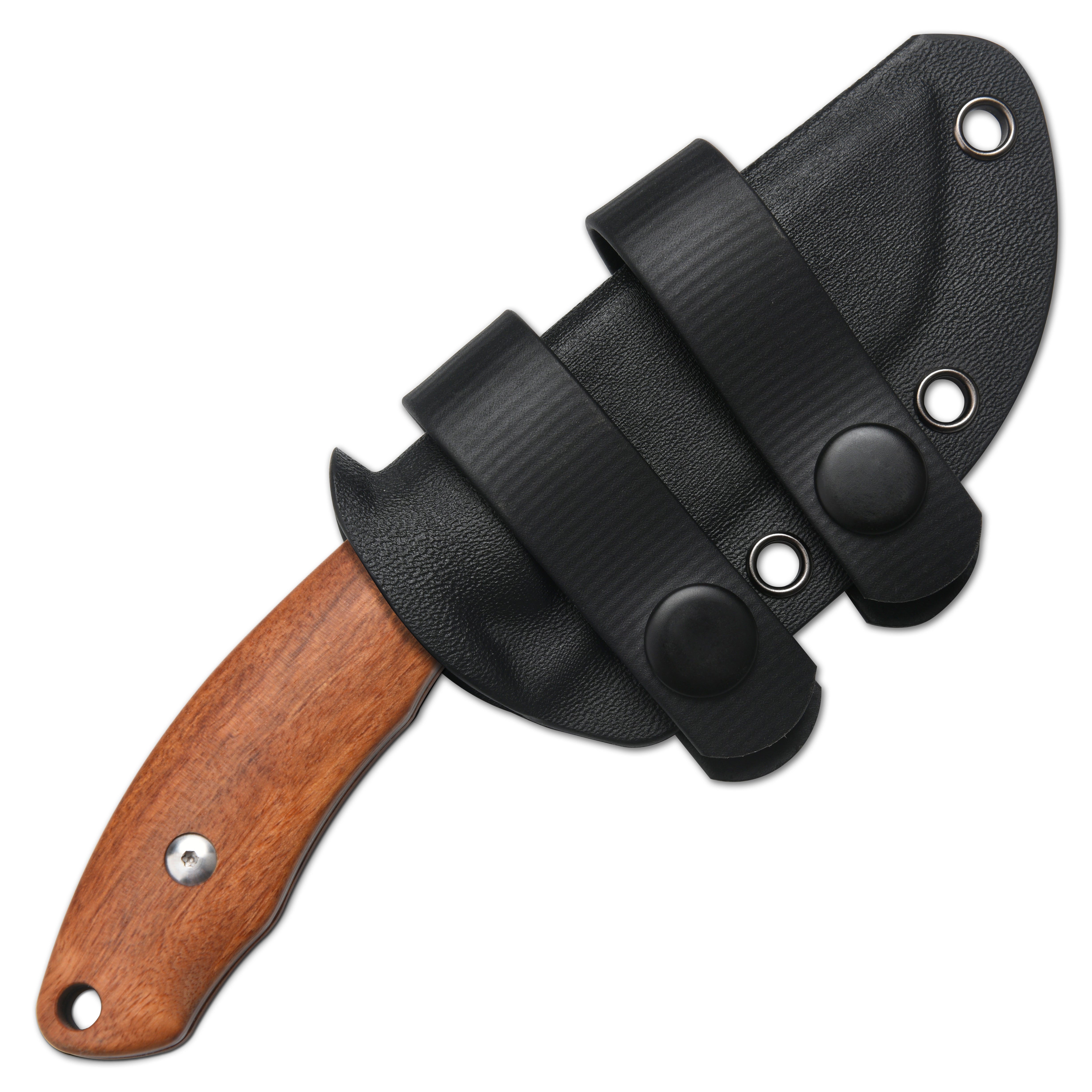 CJRB Mutt J1958 fixed blade knife detail view
