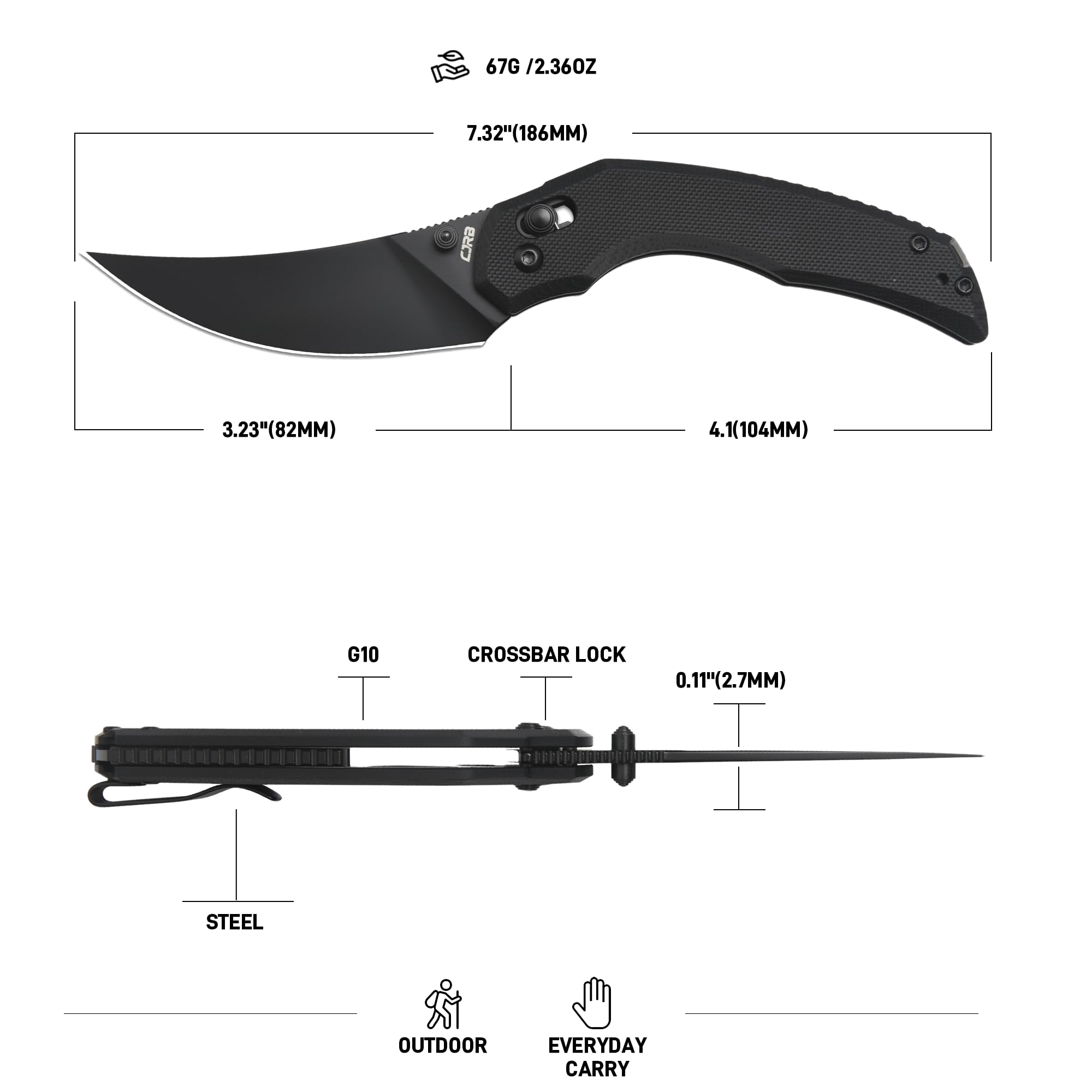 CJRB Nanner J1955 blade profile