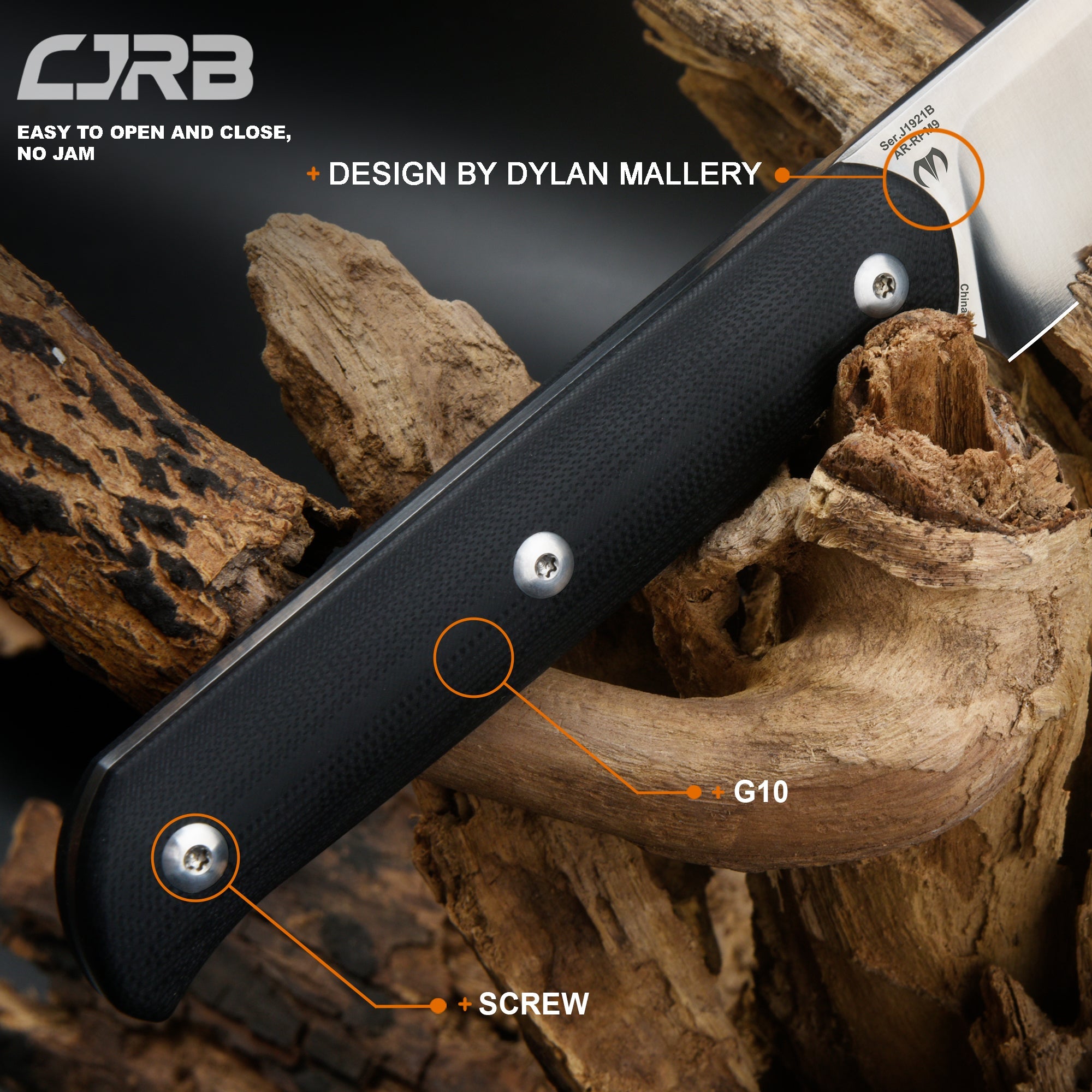 CJRB Silax J1921B fixed blade detail view