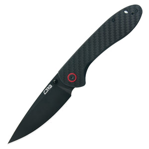 CJRB Feldspar J1912 folding knife with black PVD AR-RPM9 steel blade