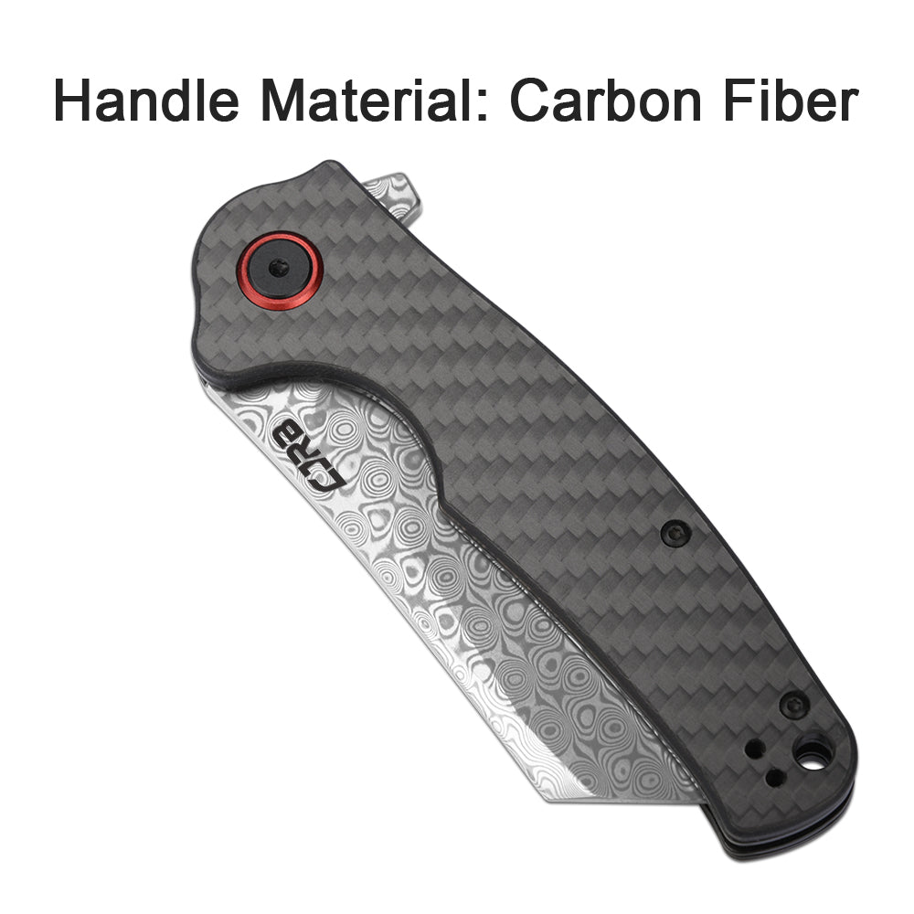 CJRB Crag J1904 folding knife detail view