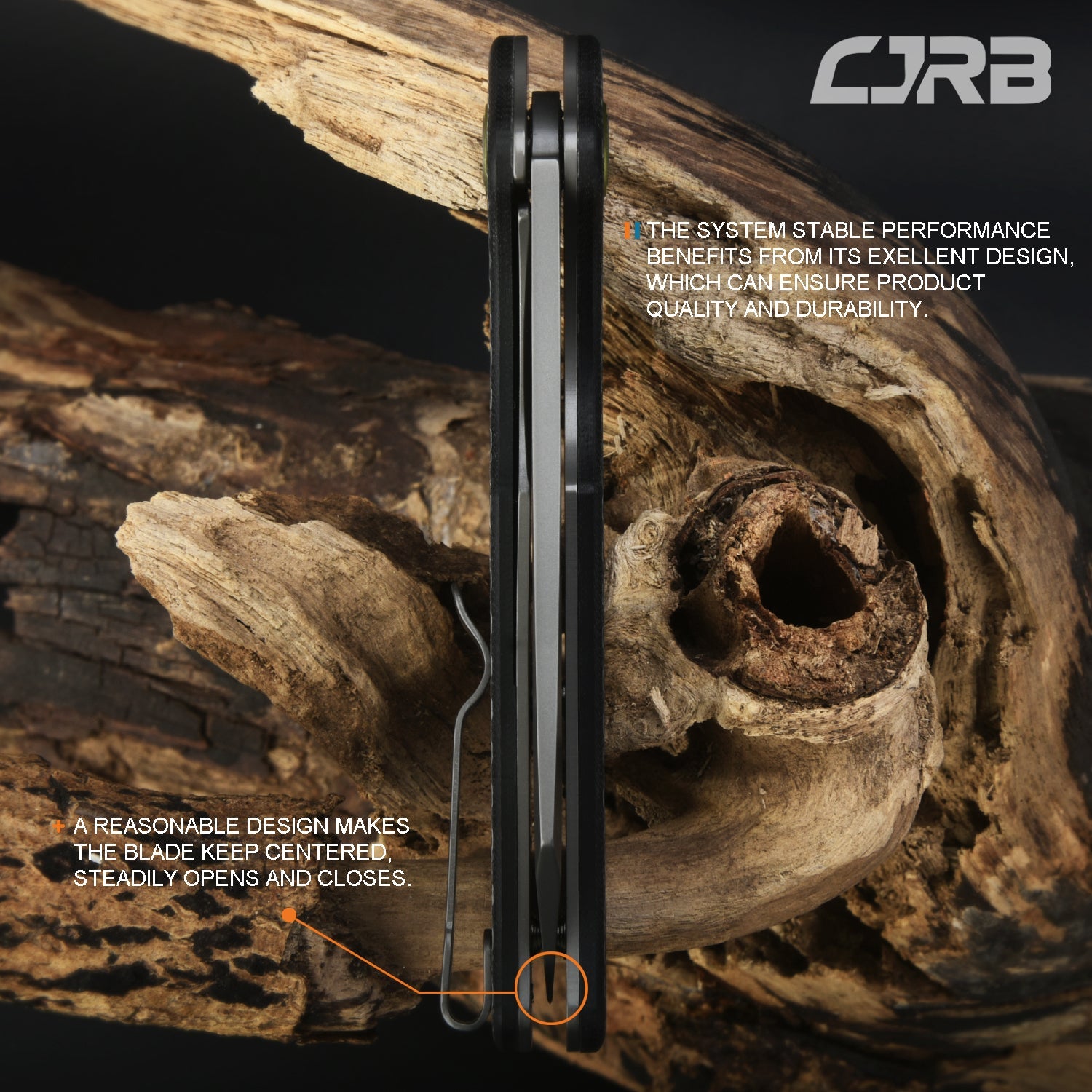 CJRB Crag J1904 handle close-up
