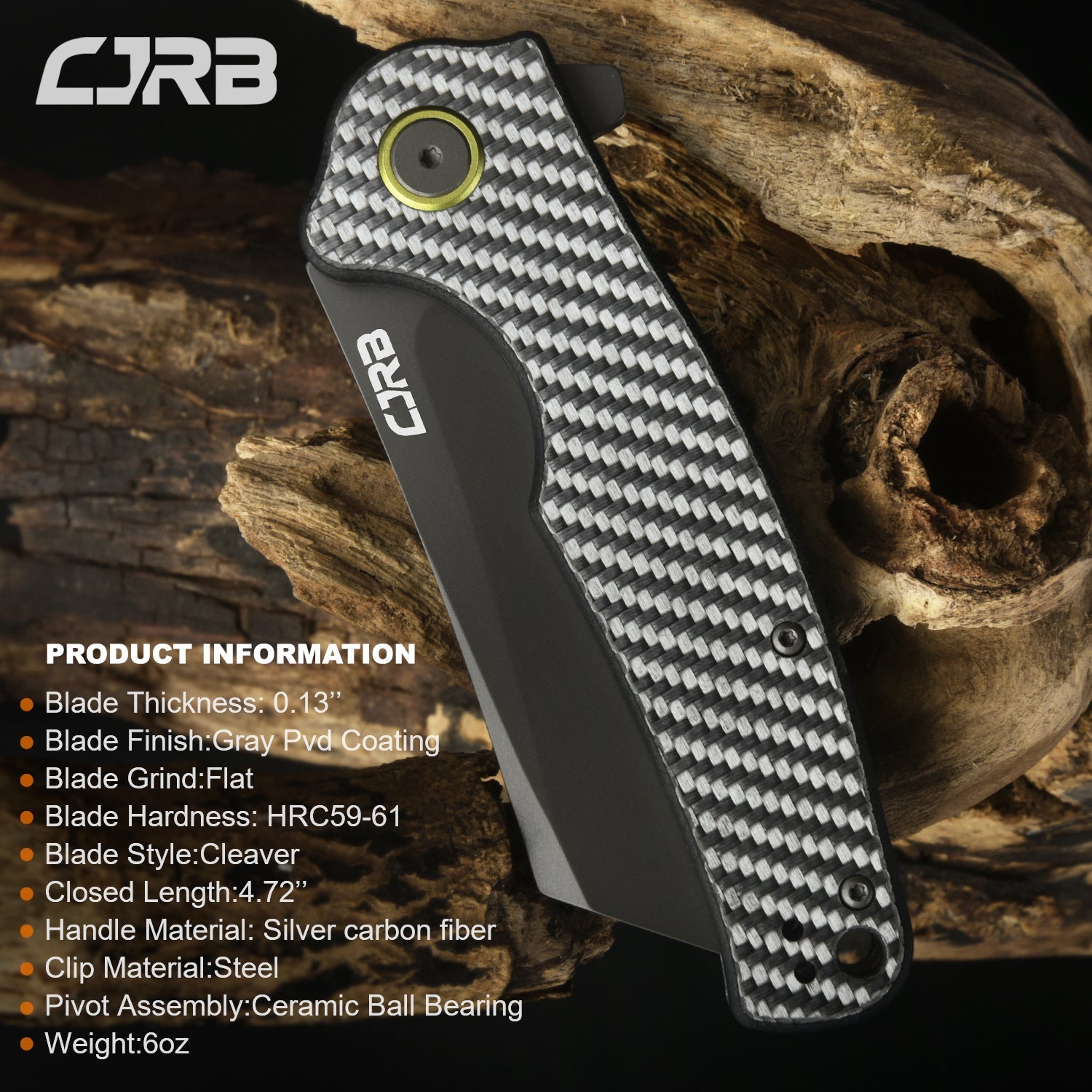 CJRB Crag J1904 blade detail