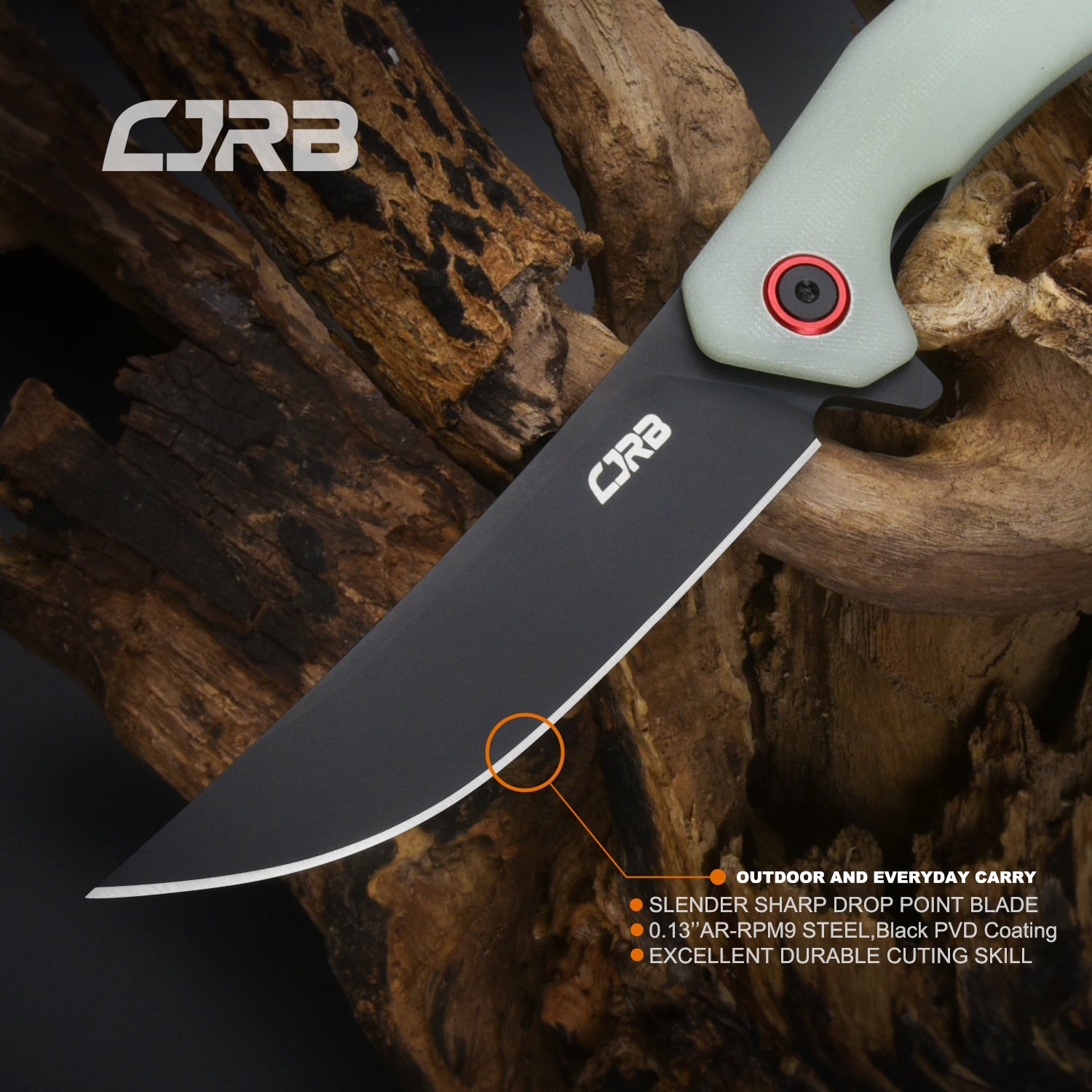 CJRB Gobi J1906 pocket knife detail