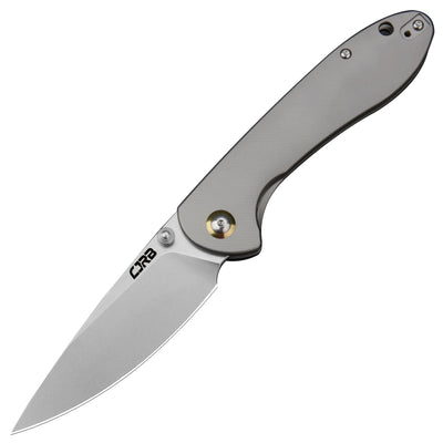 CJRB Feldspar J1912TI-GY folding knife with S35VN steel blade
