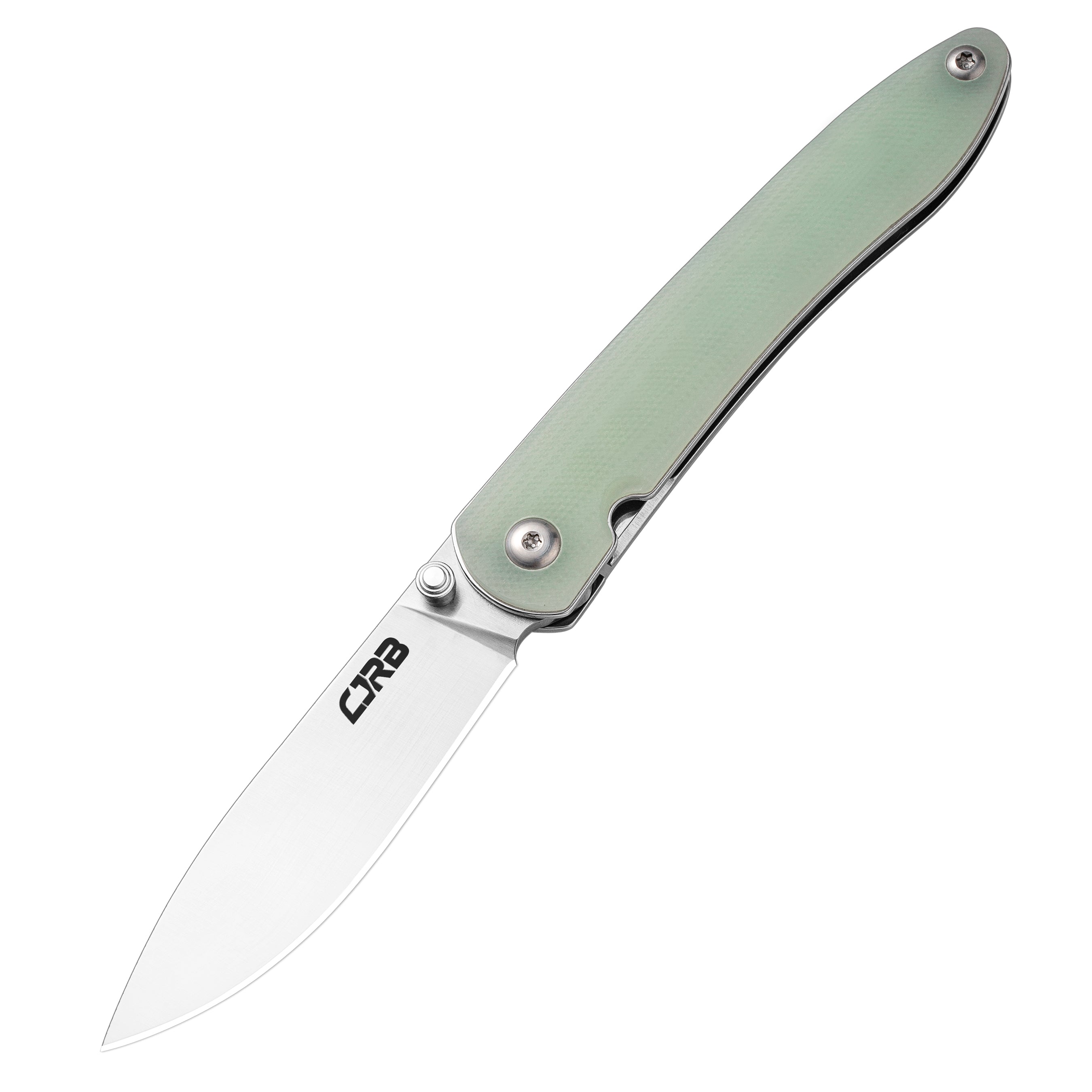 CJRB Ria J1917-NTG folding knife with steel blade
