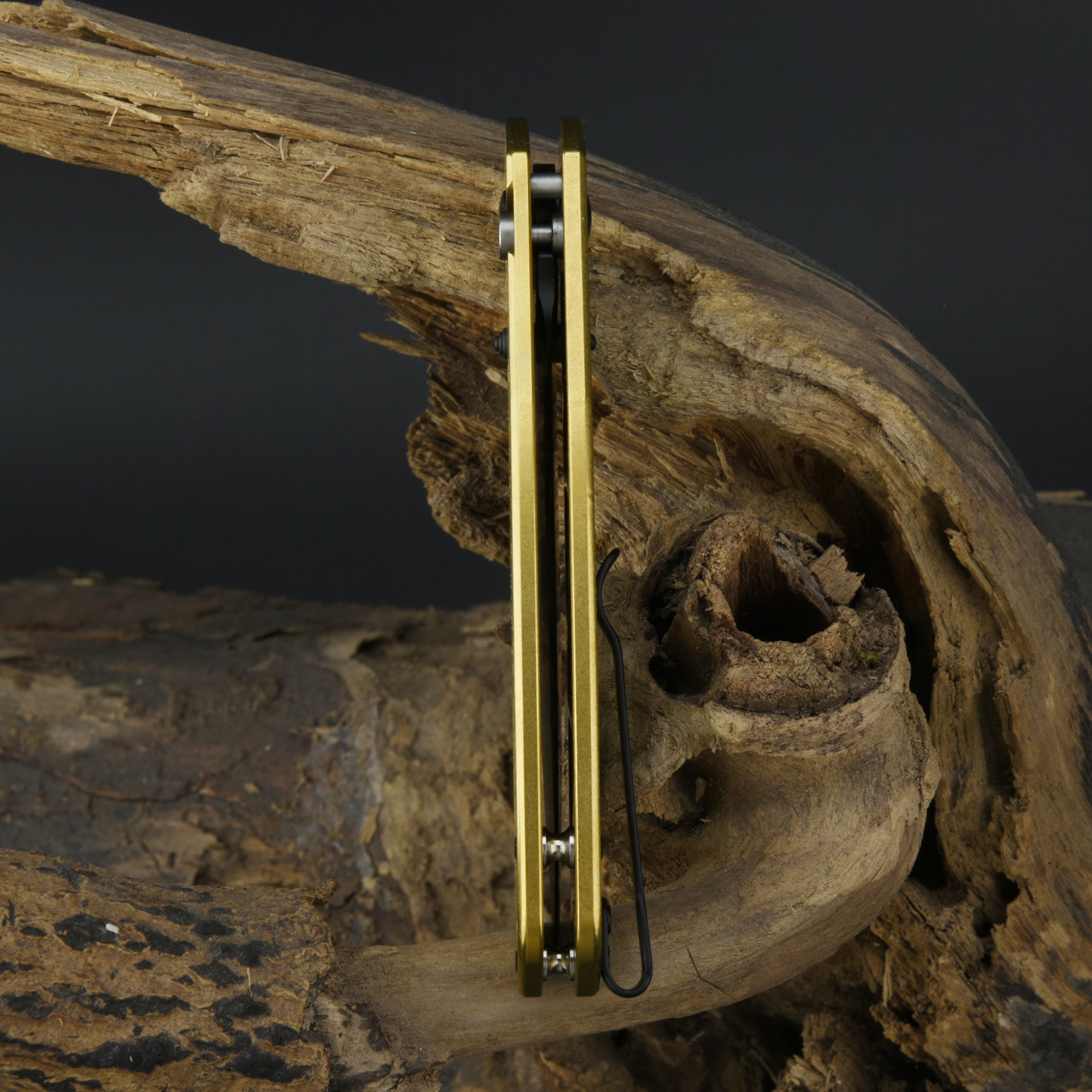CJRB Pyrite J1925 Brass blade detail