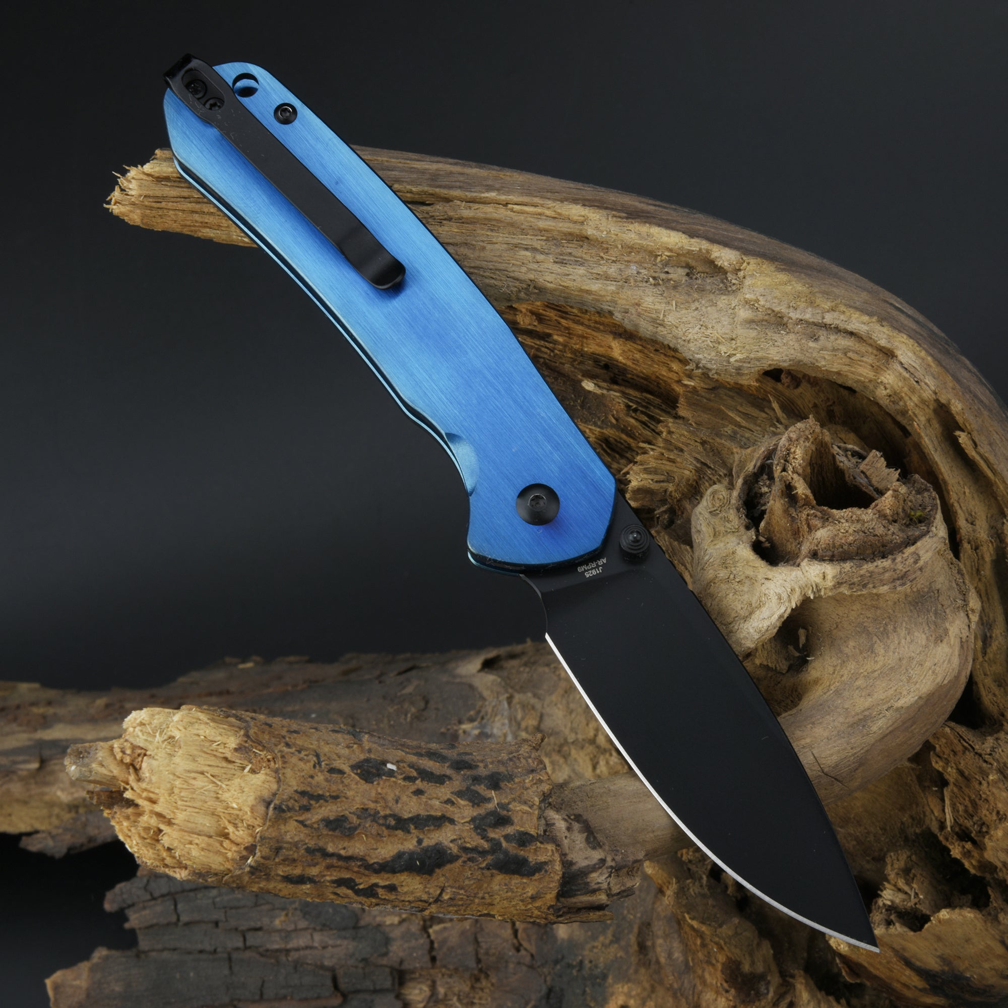 CJRB Pyrite J1925 Blue blade detail