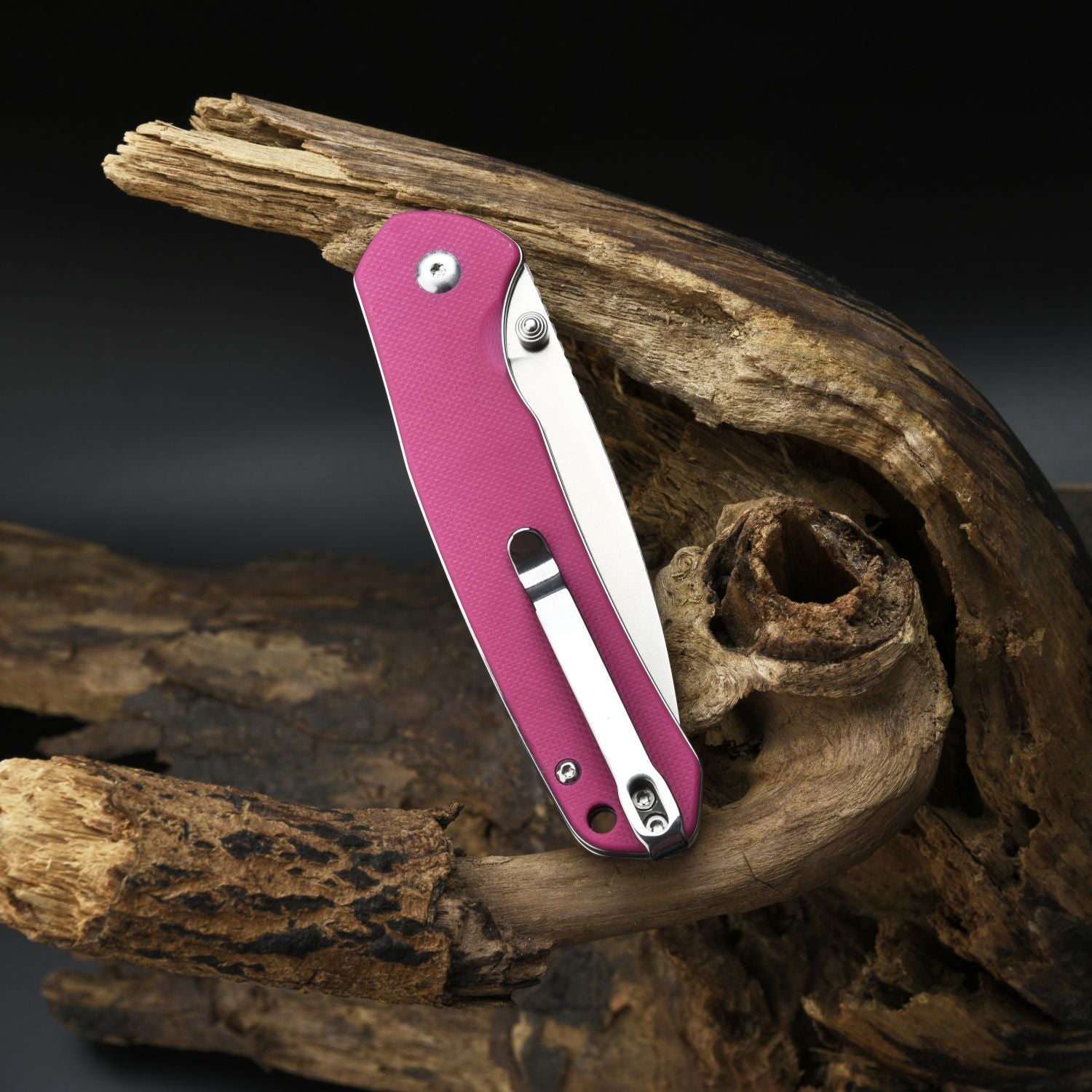CJRB Pyrite J1925 folding knife side view