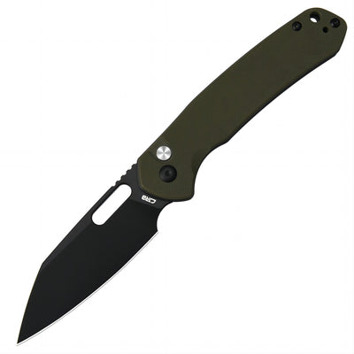 CJRB Pyrite Alt Wharncliffe J1925A-BGN folding knife with AR-RPM9 black PVD blade