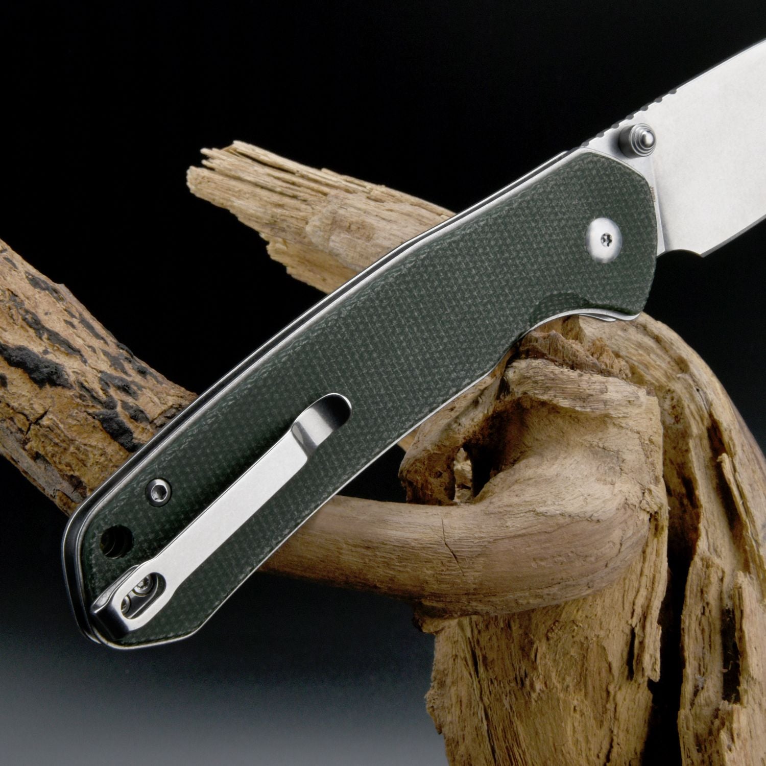 CJRB Large Pyrite J1925L handle detail