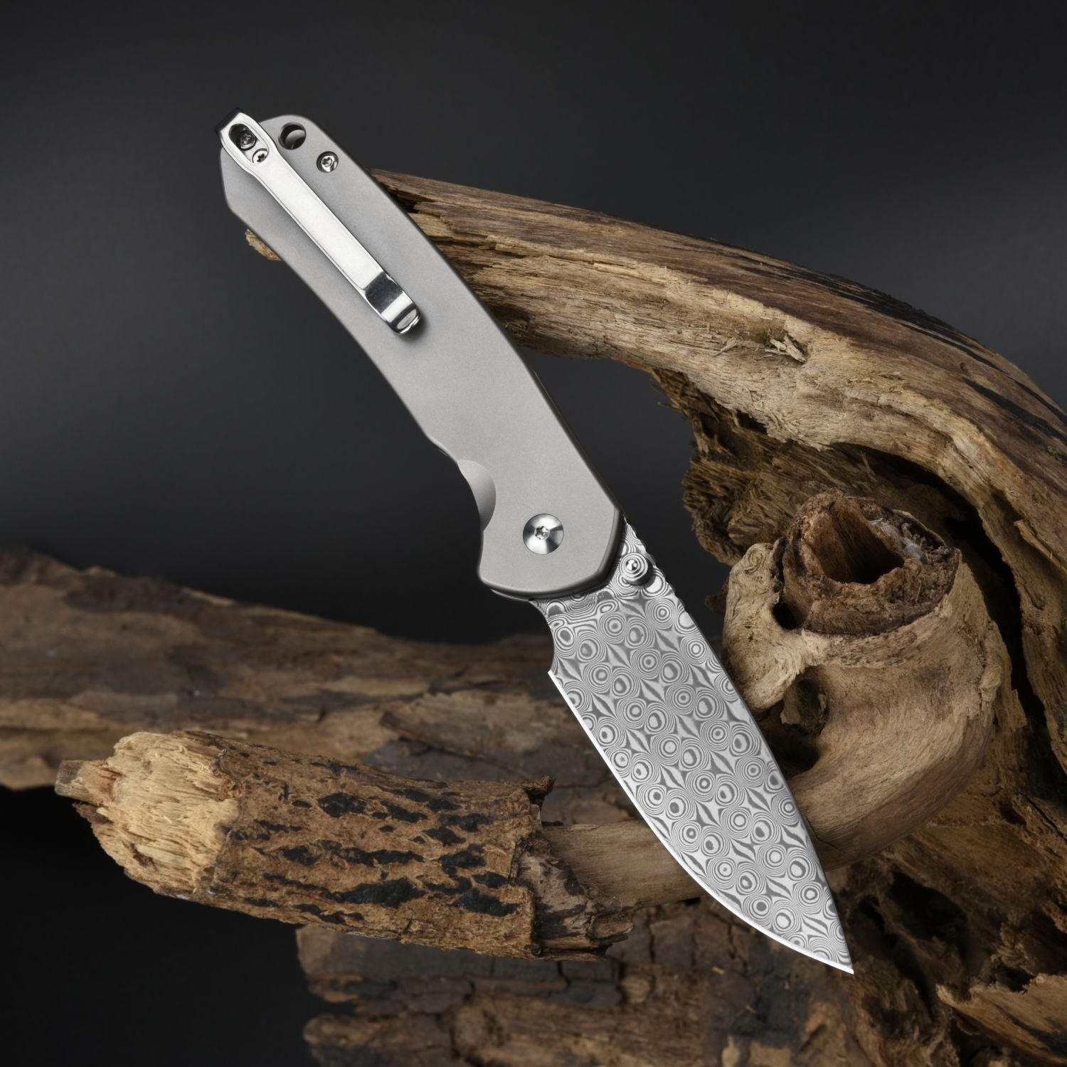 CJRB Pyrite J1925T-DM knife detail