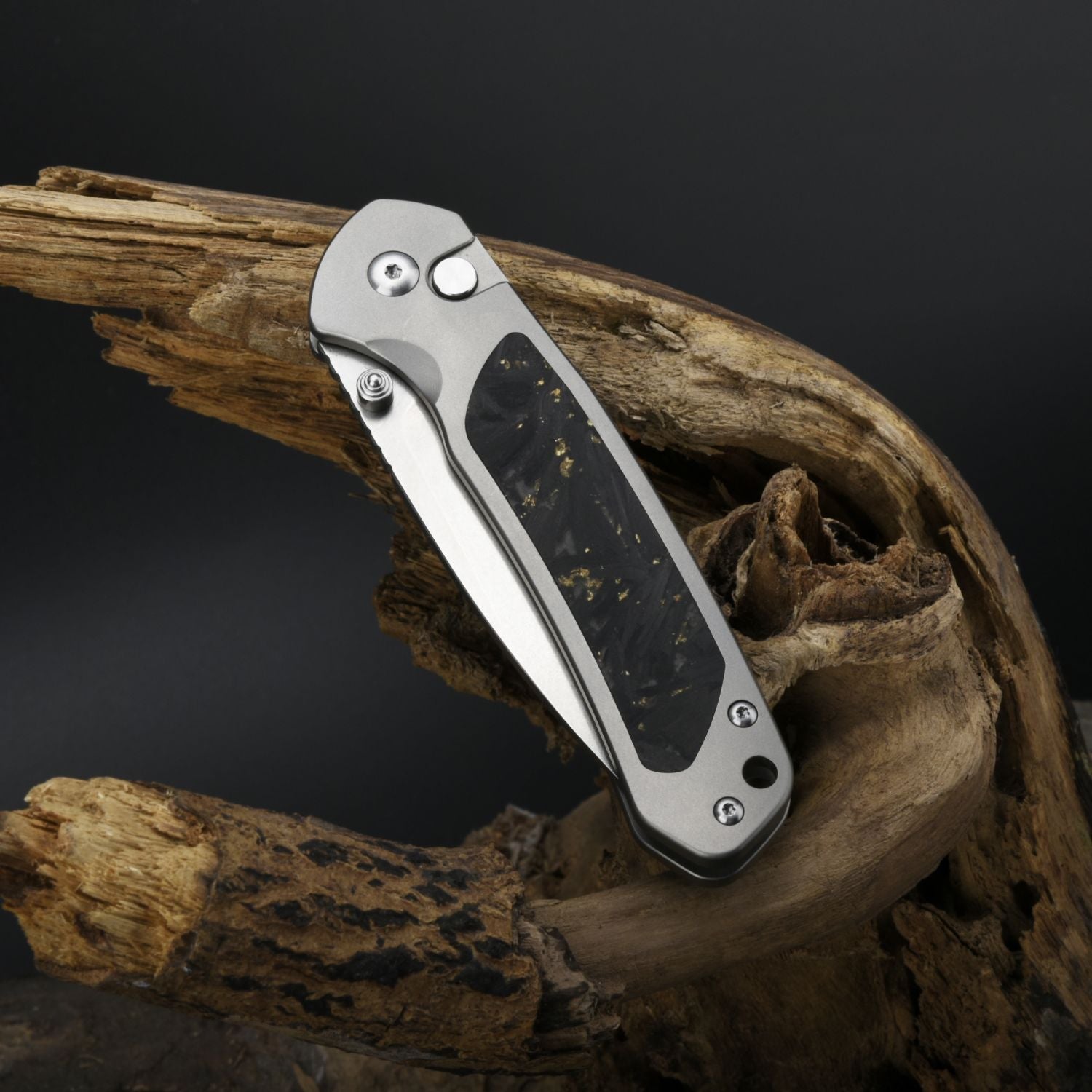 CJRB Pyrite J1925T-GCF handle detail