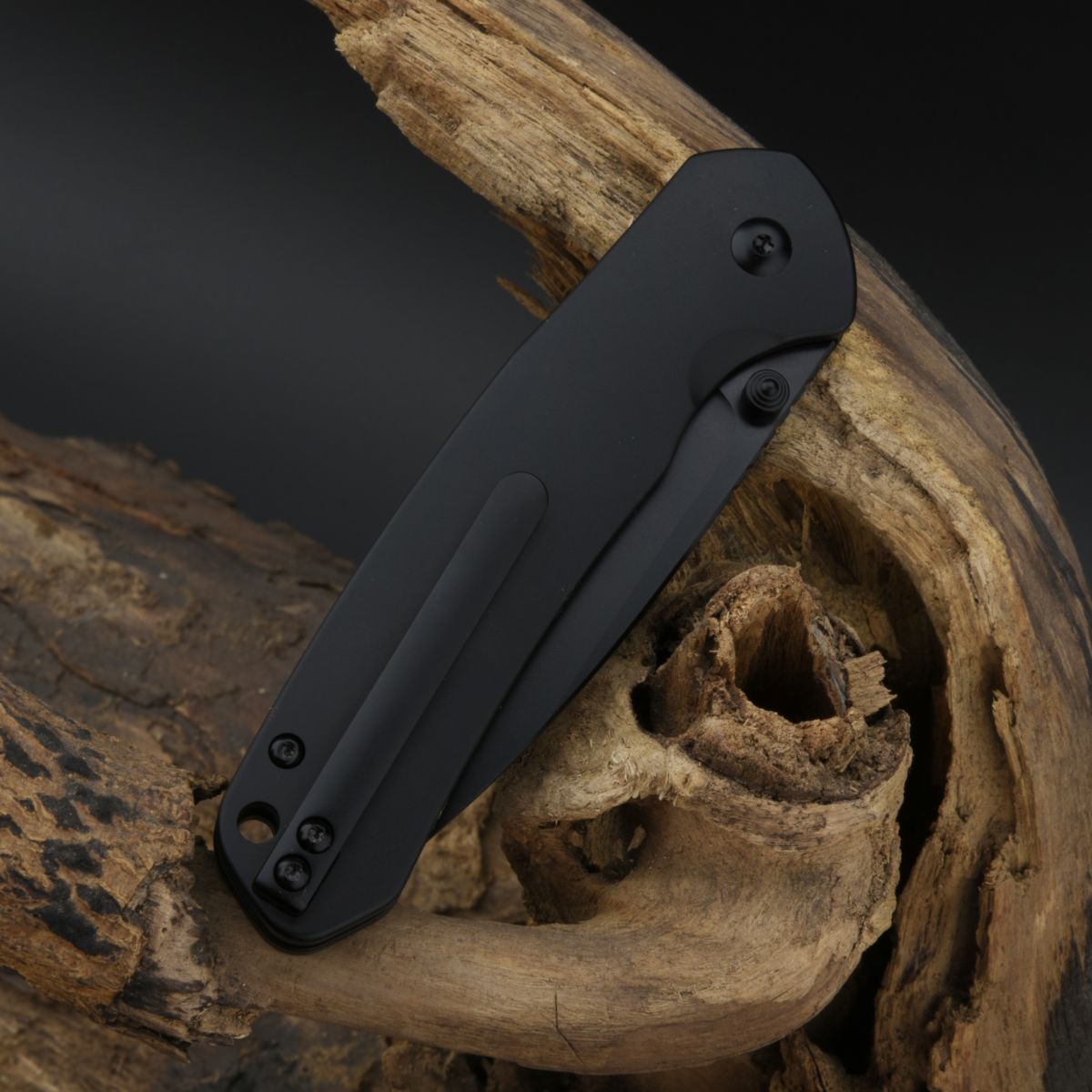 CJRB Feldspar J1912TI-BK folding knife side view