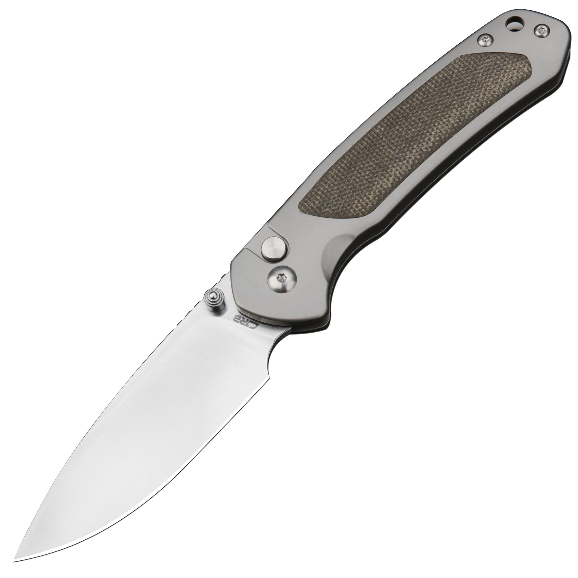 CJRB Pyrite J1925TI-ODG folding knife with S35VN steel blade