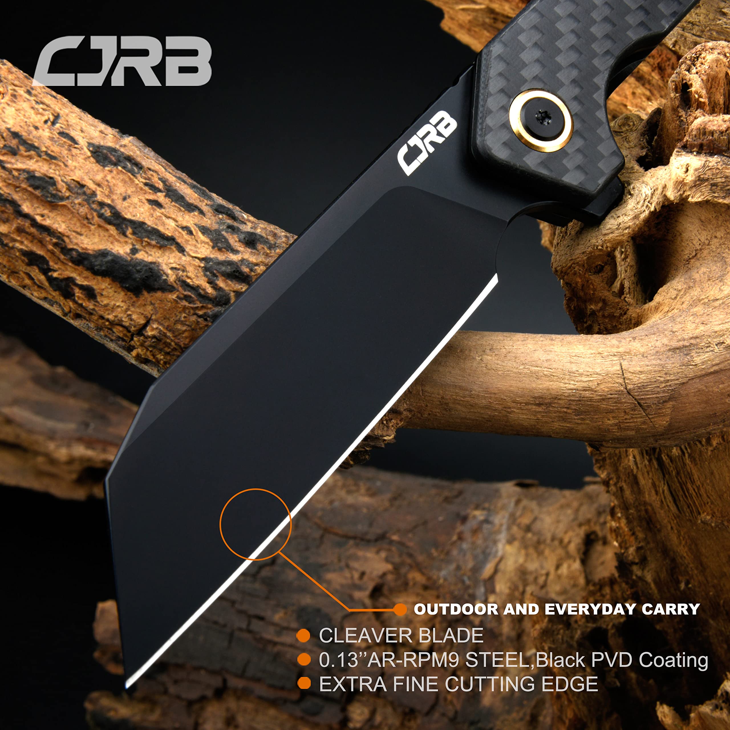 CJRB Rampart J1907 blade detail